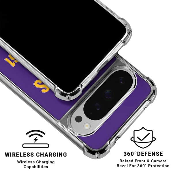 NFL Minnesota Vikings Helmet Google Pixel 10 Pro XL Clear Case