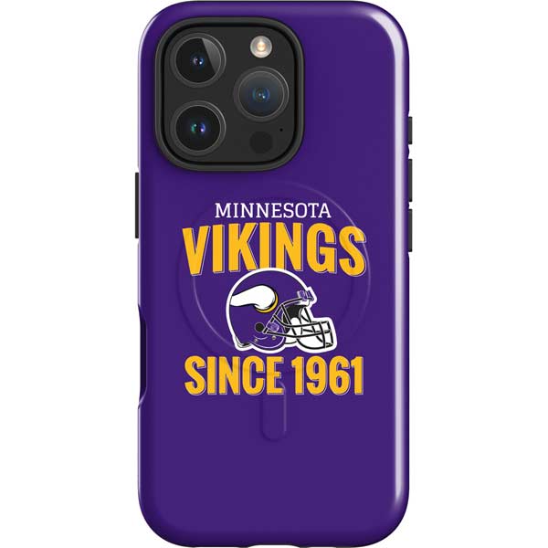 NFL Minnesota Vikings Helmet iPhone 16 Pro Magsafe Impact Case