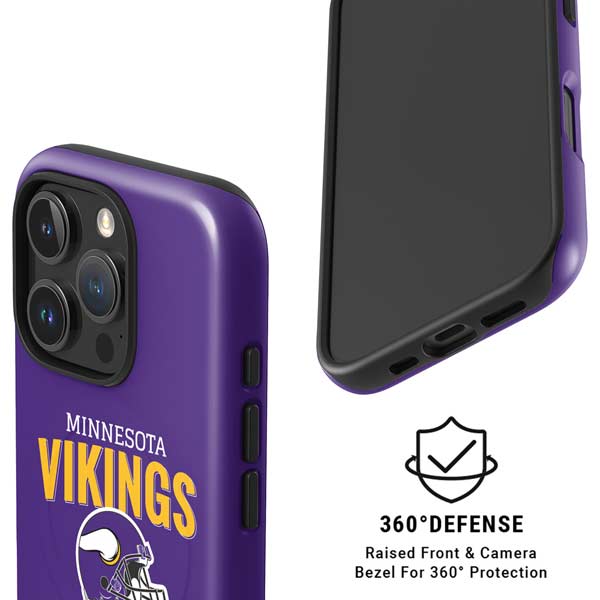 NFL Minnesota Vikings Helmet iPhone 16 Pro Magsafe Impact Case