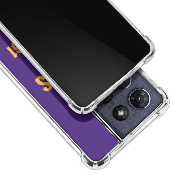 NFL Minnesota Vikings Helmet Moto G Play 5G (2025) Clear Case