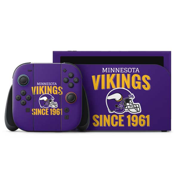 NFL Minnesota Vikings Helmet Nintendo Skins