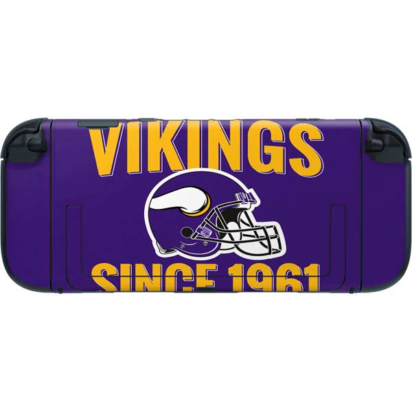 NFL Minnesota Vikings Helmet Nintendo Switch 2 (2025) with Joy-Con Skin