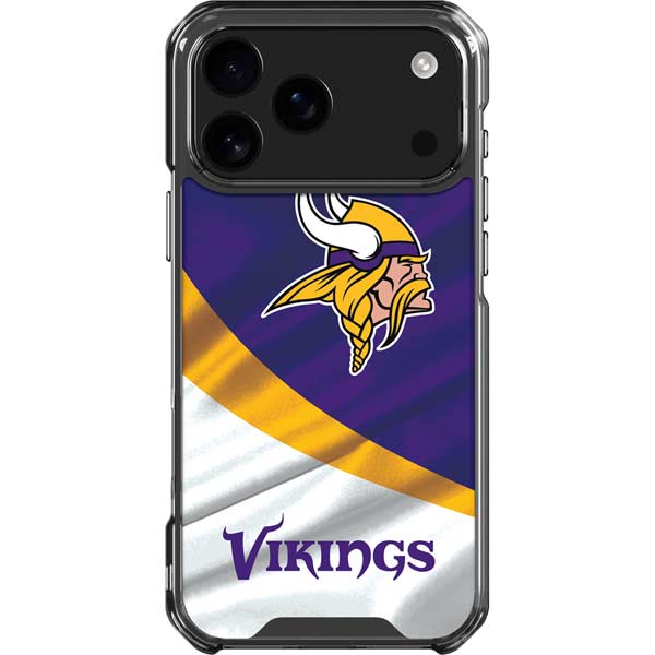NFL Minnesota Vikings iPhone 17 Pro Max Clear Case