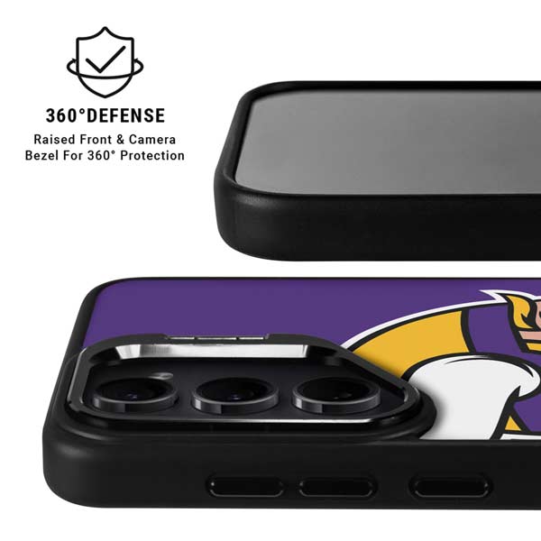 NFL Minnesota Vikings Large Logo Galaxy S26 Plus Kickstand Case