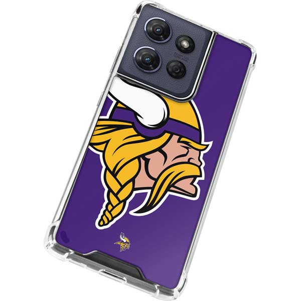NFL Minnesota Vikings Large Logo Moto G 5G (2025) Clear Case