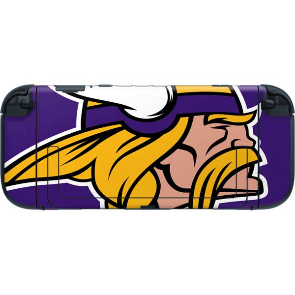 NFL Minnesota Vikings Large Logo Nintendo Switch 2 (2025) with Joy-Con Skin