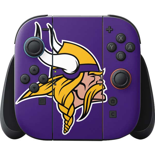 NFL Minnesota Vikings Large Logo Nintendo Skins