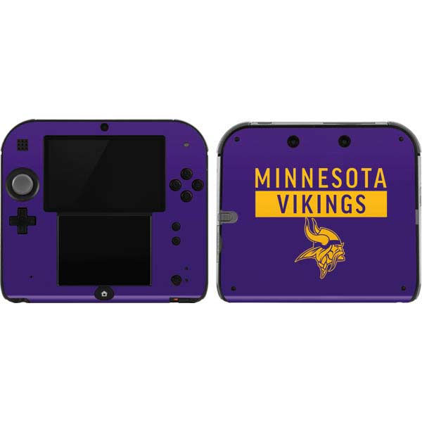 NFL Minnesota Vikings Purple Performance Series Nintendo Skins