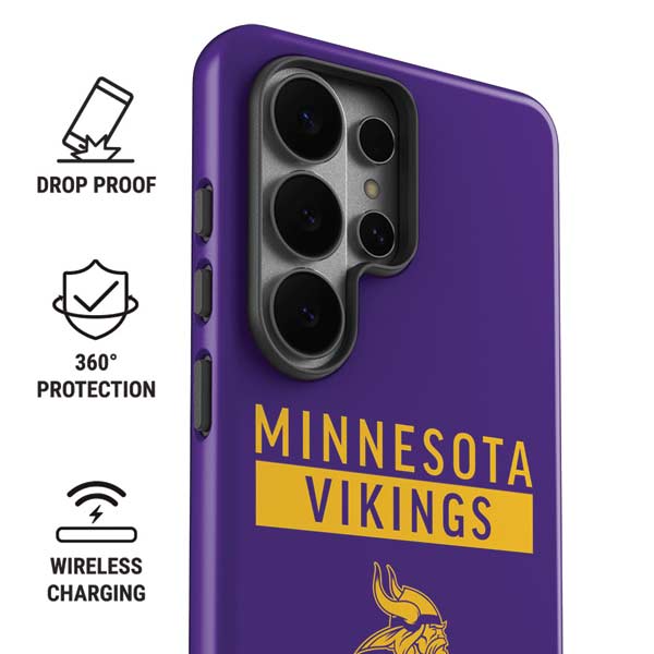 NFL Minnesota Vikings Purple Performance Series Galaxy S26 Ultra Impact Case