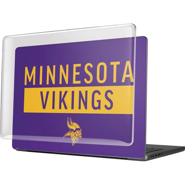 NFL Minnesota Vikings Purple Performance Series MacBook Pro 14in (2021-24) Case plus Skin