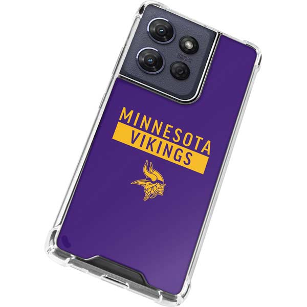 NFL Minnesota Vikings Purple Performance Series Moto G Power 5G (2025) Clear Case