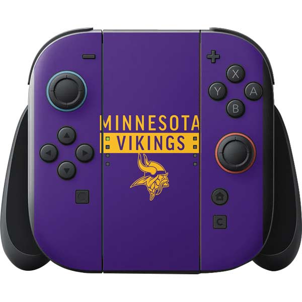 NFL Minnesota Vikings Purple Performance Series Nintendo Switch 2 (2025) with Joy-Con Skin