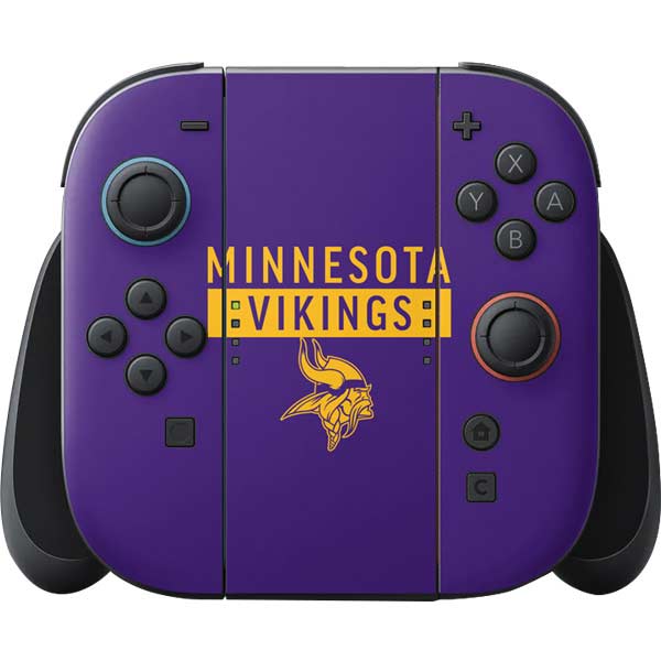 NFL Minnesota Vikings Purple Performance Series Nintendo Skins