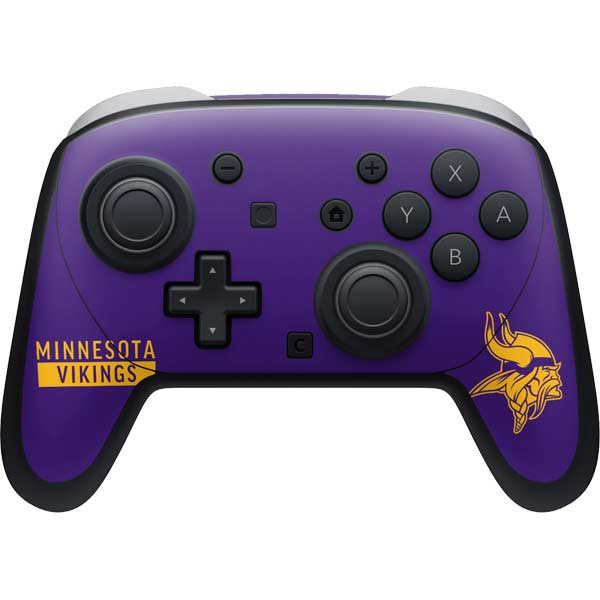 NFL Minnesota Vikings Purple Performance Series Nintendo Switch 2 (2025) Pro Controller Skin