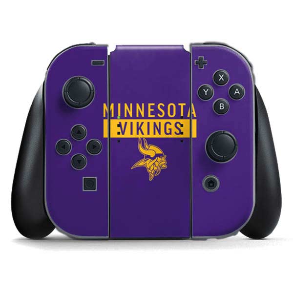 NFL Minnesota Vikings Purple Performance Series Nintendo Skins