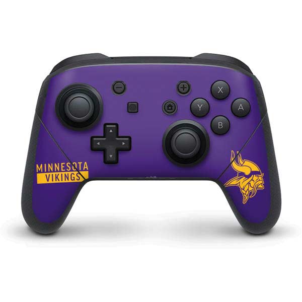 NFL Minnesota Vikings Purple Performance Series Nintendo Skins