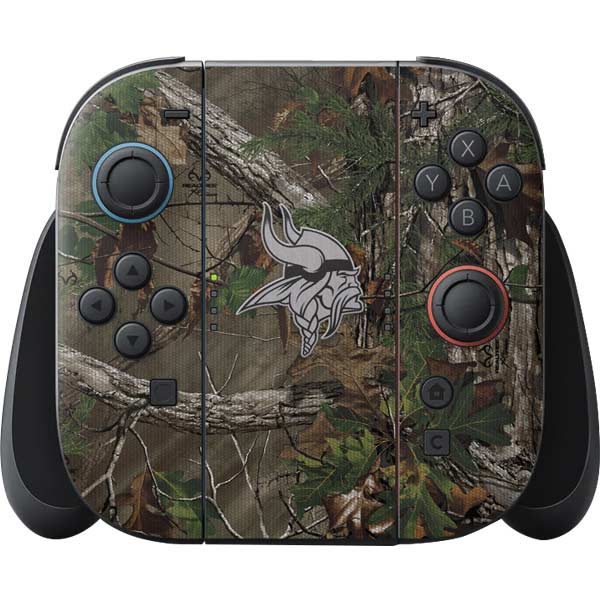 NFL Minnesota Vikings Realtree Xtra Green Camo Nintendo Skins