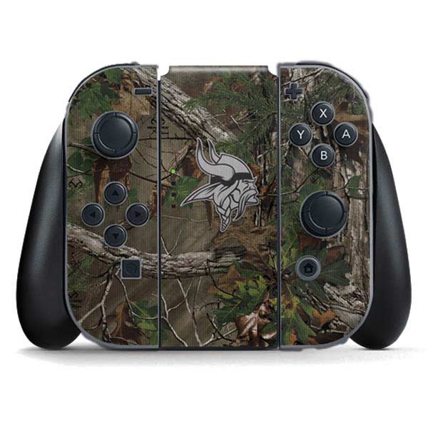 NFL Minnesota Vikings Realtree Xtra Green Camo Nintendo Skins