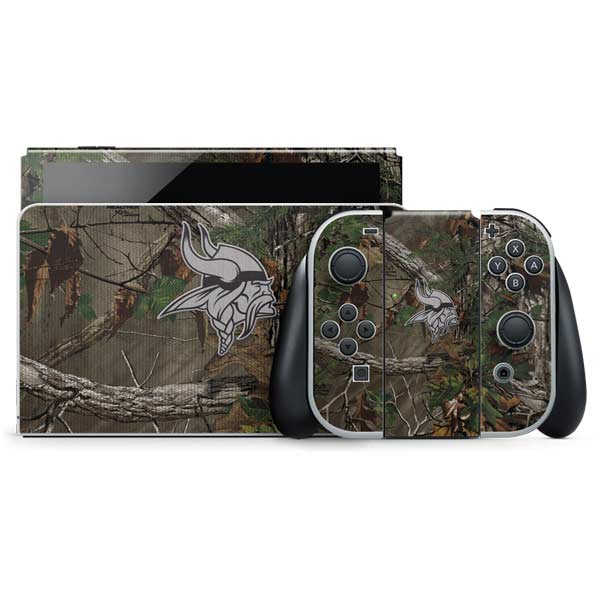 NFL Minnesota Vikings Realtree Xtra Green Camo Nintendo Skins