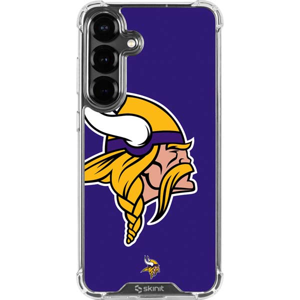 NFL Minnesota Vikings Retro Logo Galaxy S26 Plus Clear Case