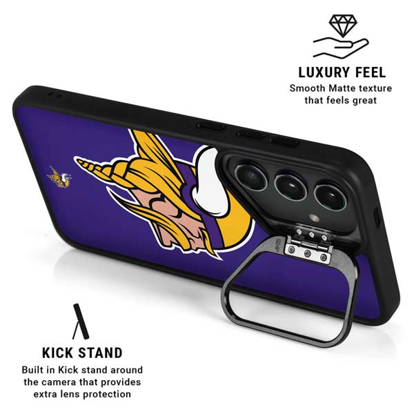NFL Minnesota Vikings Retro Logo Galaxy S26 Ultra Kickstand Case