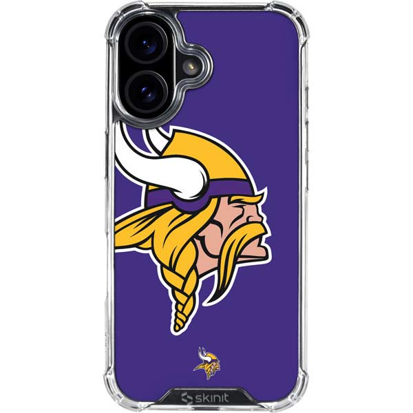 NFL Minnesota Vikings Retro Logo iPhone 17 Clear Case NFL Minnesota Vikings Retro Logo iPhone 17 Clear Case