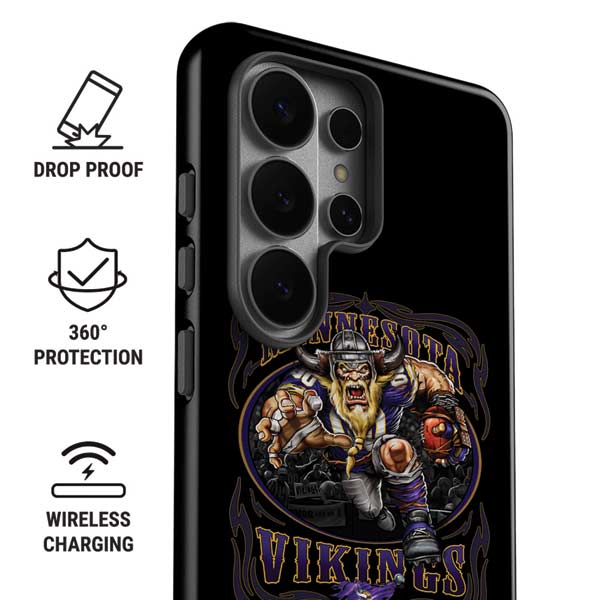 Liquid Blue NFL Minnesota Vikings Running Back Galaxy S26 Ultra Impact Case