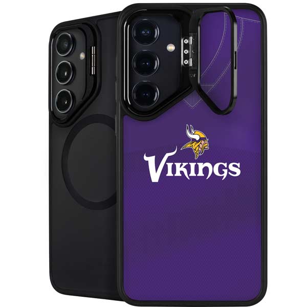 NFL Minnesota Vikings Team Jersey Galaxy S26 Plus Kickstand Case