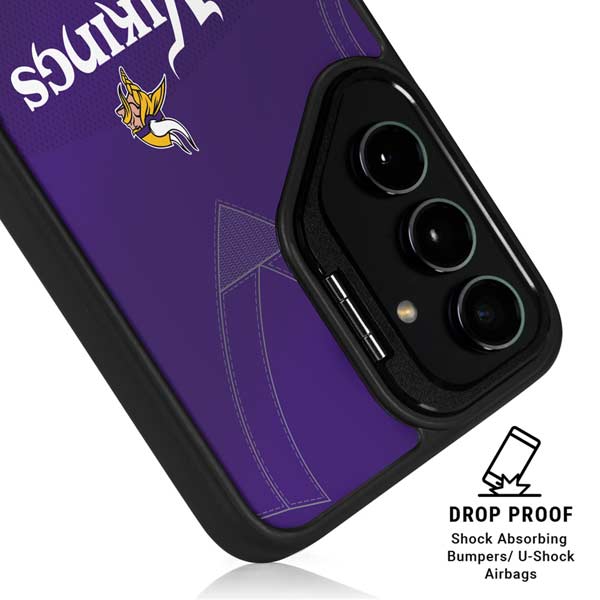NFL Minnesota Vikings Team Jersey Galaxy S26 Plus Kickstand Case