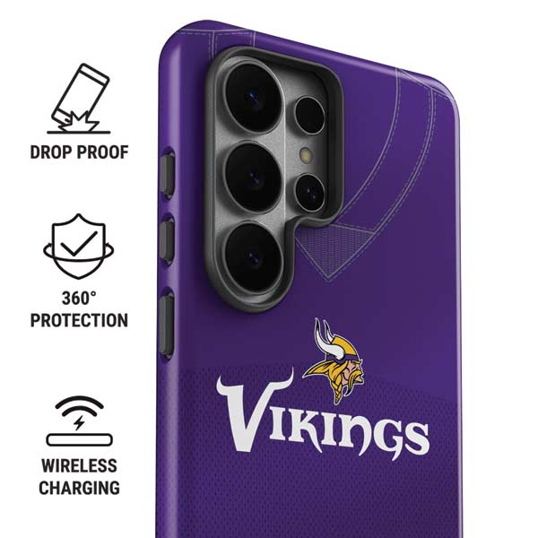 NFL Minnesota Vikings Team Jersey Galaxy S26 Ultra Impact Case