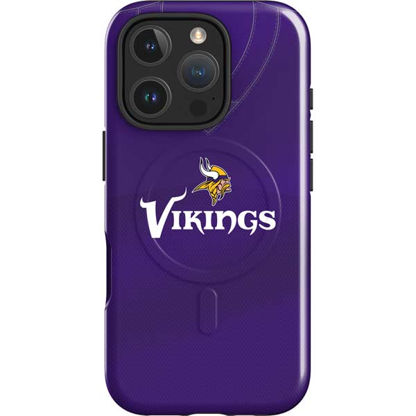 NFL Minnesota Vikings Team Jersey iPhone 16 Pro Max Magsafe Impact Case