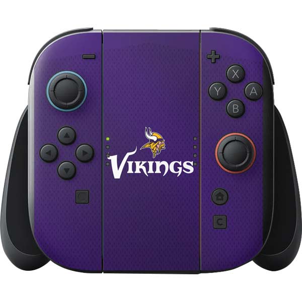 NFL Minnesota Vikings Team Jersey Nintendo Switch 2 (2025) with Joy-Con Skin