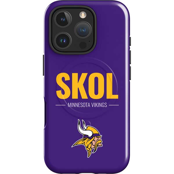 NFL Minnesota Vikings Team Motto iPhone 16 Pro Magsafe Impact Case