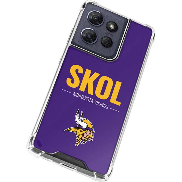 NFL Minnesota Vikings Team Motto Moto G Power 5G (2025) Clear Case