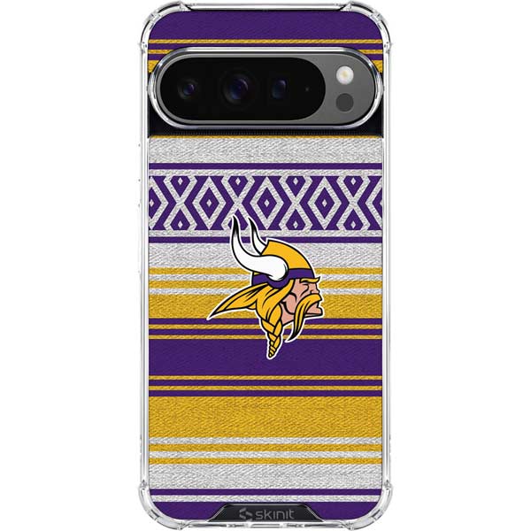 NFL Minnesota Vikings Trailblazer Google Pixel 10 Pro Clear Case