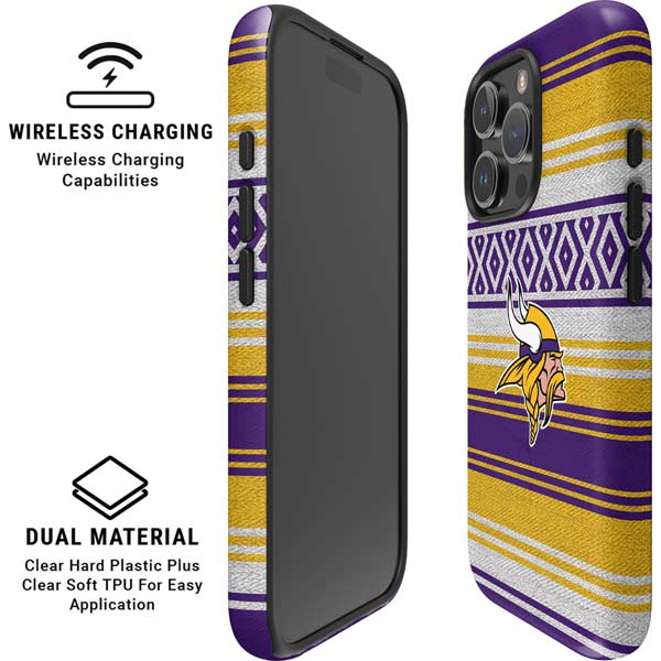 NFL Minnesota Vikings Trailblazer iPhone 16 Pro Magsafe Impact Case
