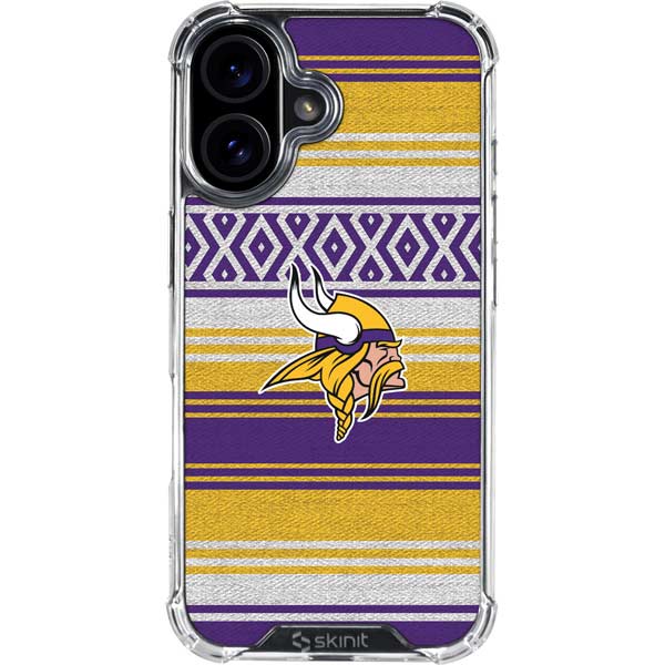 NFL Minnesota Vikings Trailblazer iPhone 17 Clear Case