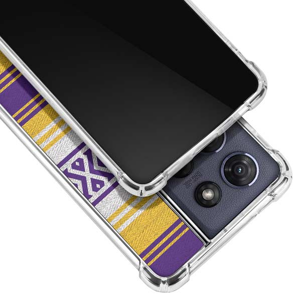 NFL Minnesota Vikings Trailblazer Moto G 5G (2025) Clear Case