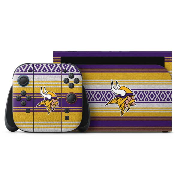 NFL Minnesota Vikings Trailblazer Nintendo Skins
