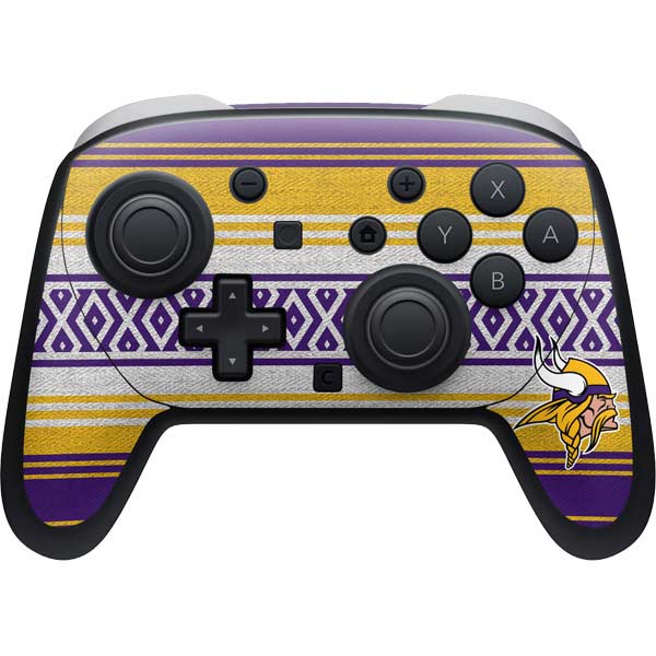 NFL Minnesota Vikings Trailblazer Nintendo Switch 2 (2025) Pro Controller Skin