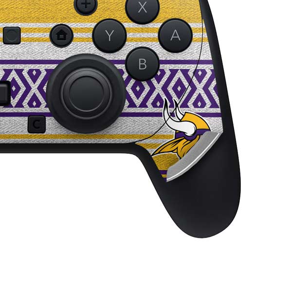 NFL Minnesota Vikings Trailblazer Nintendo Switch 2 (2025) Pro Controller Skin