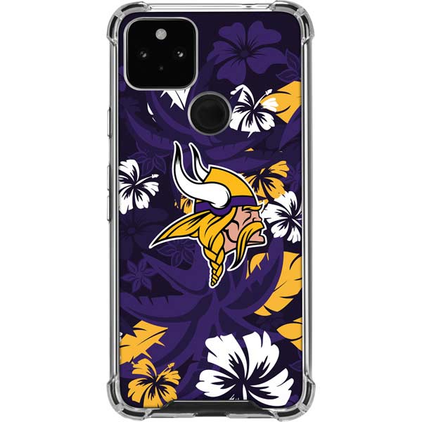 NFL Minnesota Vikings Tropical Print Pixel Cases