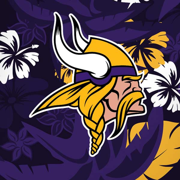 NFL Minnesota Vikings Tropical Print iPhone XS Pro Case
