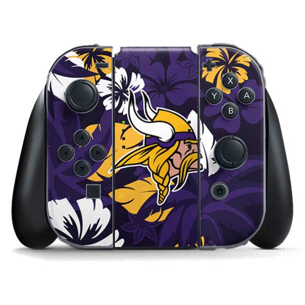 NFL Minnesota Vikings Tropical Print Nintendo Skins