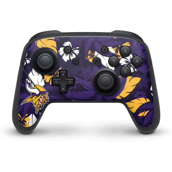 NFL Minnesota Vikings Tropical Print Nintendo Skins