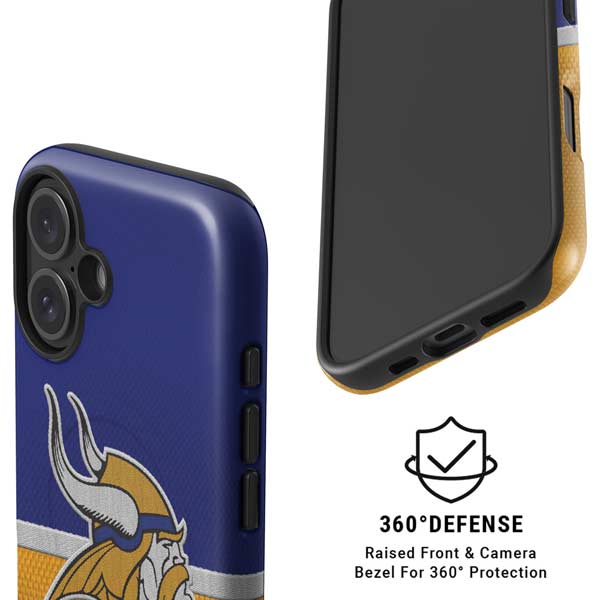 NFL Minnesota Vikings Vintage iPhone 16 Magsafe Impact Case