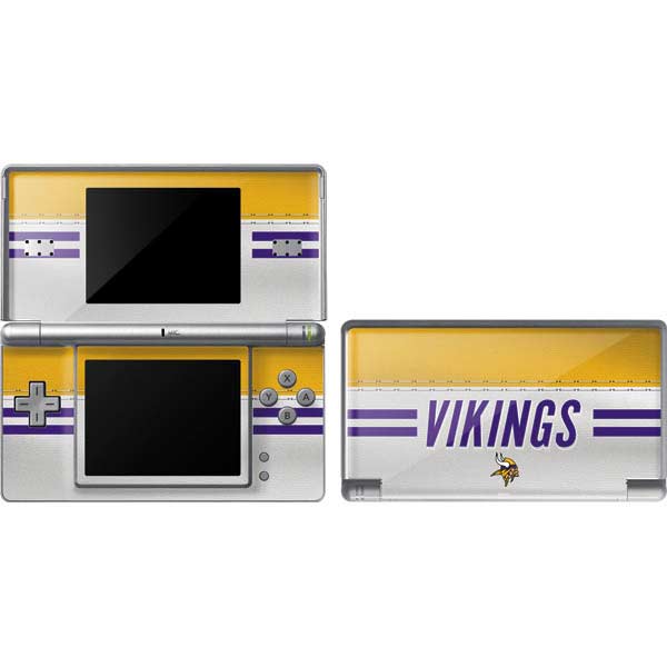 NFL Minnesota Vikings White Striped Nintendo Skins