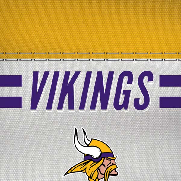 NFL Minnesota Vikings White Striped iPhone XS Pro Case