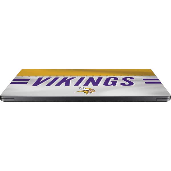 NFL Minnesota Vikings White Striped Surface Laptop 7 15in Skin