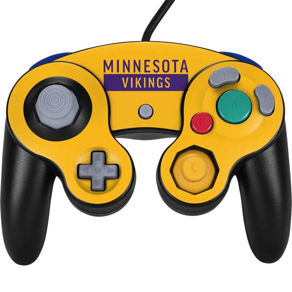 NFL Minnesota Vikings Yellow Performance Series Nintendo Skins
